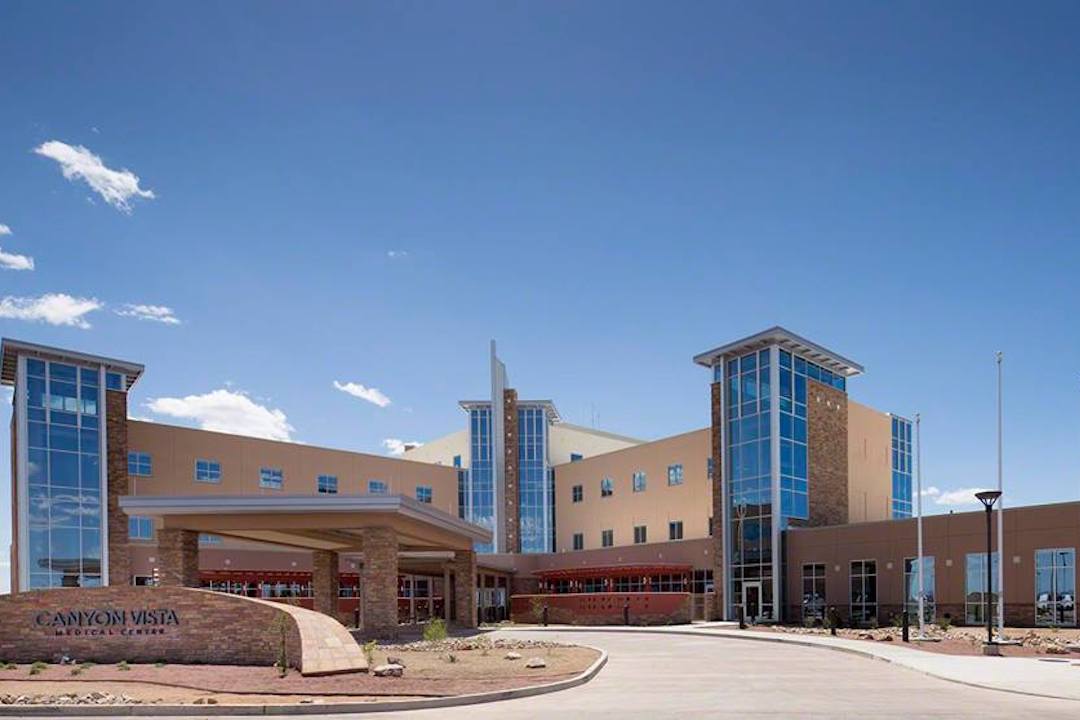 Exterior shot of Canyon Vista Medical Center