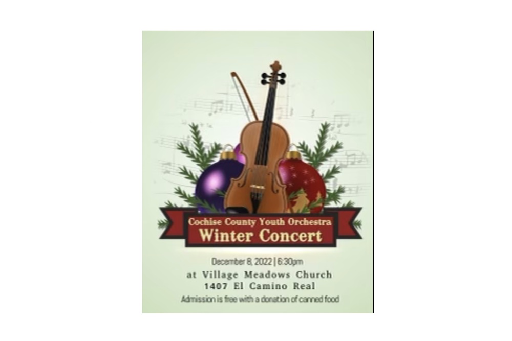 Cochise County Youth Orchestra Winter Concert and Fundraising Raffle